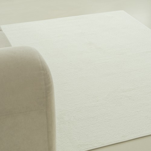 인룸 플레인 소프트 사계절 거실 러그 카페트 아이보리, 150x200cm