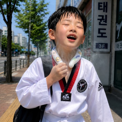 1+1 프롬비 아이스볼 넥쿨러 아이스넥밴드 쿨스카프 여름 얼음목걸이 아이스화이트(몬스터+몬스터)