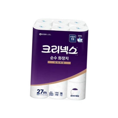 두루마리 3겹 롤화장지 부드러운 24 롤화장지 가정용 무형광