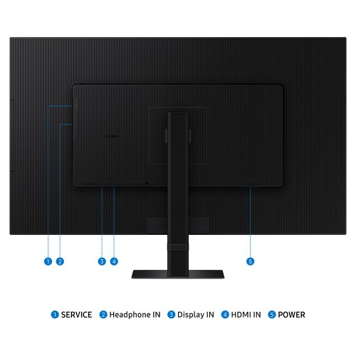 삼성전자 32인치(80.0cm) 뷰피니티 S7 고해상도 UHD 모니터 블랙 S32D700 LS32D700EAKXKR