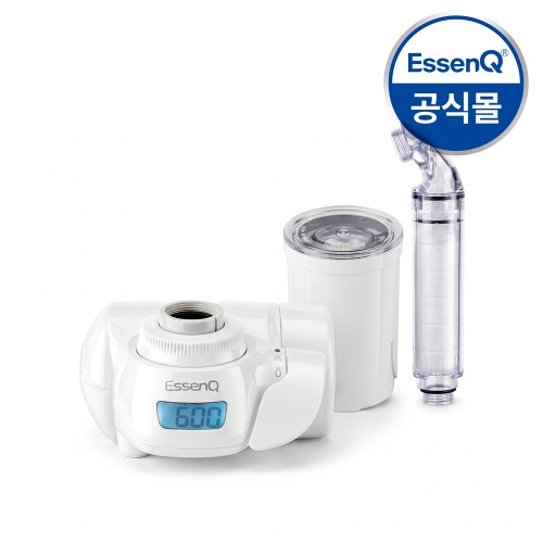 에센큐 디지털 직수형 주방 싱크대 수도꼭지 수전연결 무전원 미니정수기 코브라형