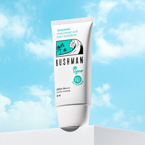 부쉬맨 히알루론산 데일리 선크림 SPF50+ PA++++ 50ml, 2개