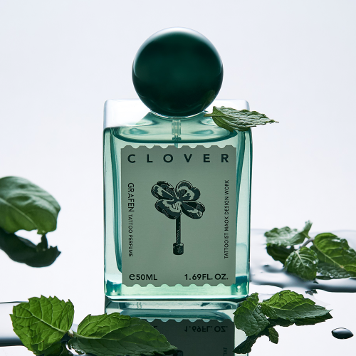 [기프트케이스증정] 그라펜 8시간지속 타투 퍼퓸 클로버(바질그린/싱그러움), 50ml, 1개