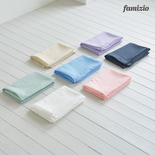 파미지오 달라붙지않는 스노우 시어서커 가벼운 여름이불 7color