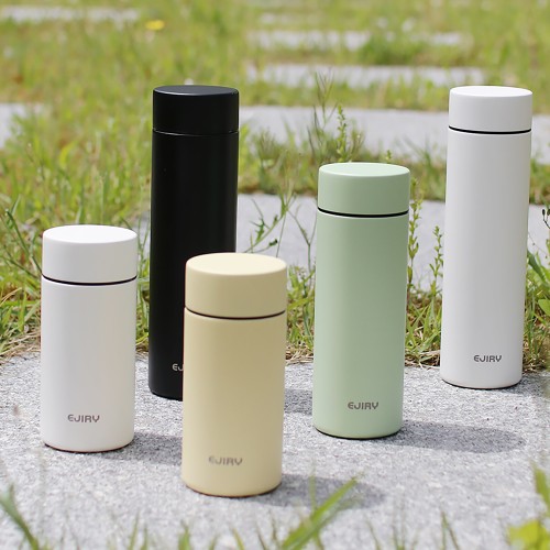 에지리 초경량 포켓 텀블러 미니 보온보냉 물병 200ml, 스노우화이트