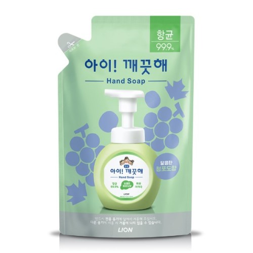 [LO] 아이깨끗해 거품형 청포도 리필 200ml (8127) 달콤한 청포도향