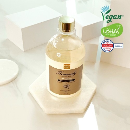 홈블리 주방세제 프리미엄 1종 과일 야채 세척제 유아겸용 750ml, 4개