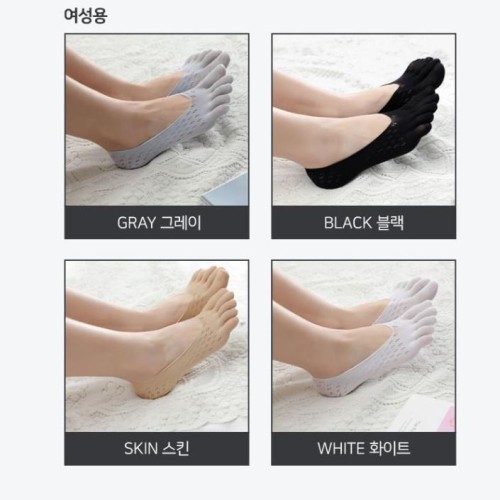 여름용발가락양말 무좀양말 발가락페이크삭스 여성용