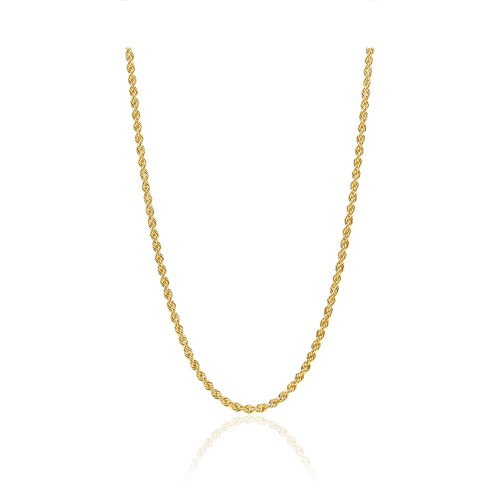 1.7mm 14K 18K 체인 로프 목걸이