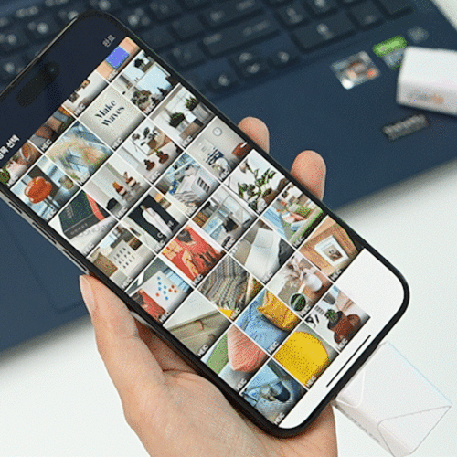 큐브엑스 iXflash Cube 갤럭시 아이폰 USB메모리 외장하드 백업 OTG 512G