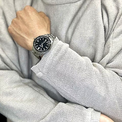 카시오 CASIO 오셔너스 솔라 티타늄 검판 남자 손목 시계 OCW-S400-1AJF