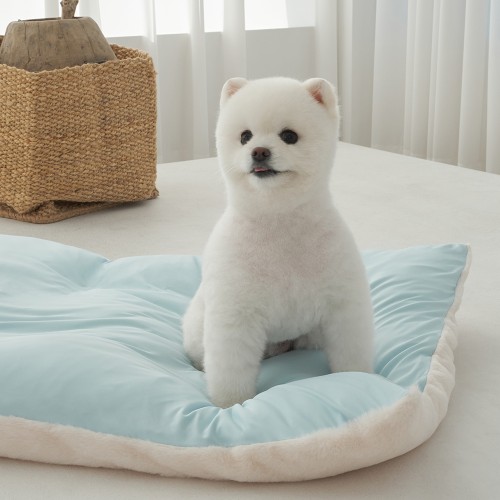 슈퍼펫 강아지 고양이 사계절 양면방석 쿠션 아이보리 S