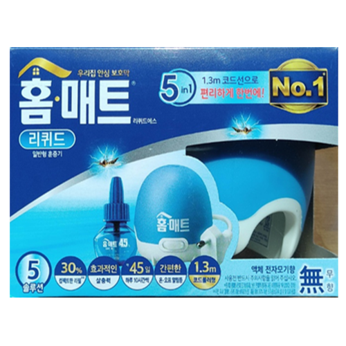 홈매트 리퀴드 맥스 제로 리필 45일 훈증기 모기약 전자 전기 액체 액상 모기향