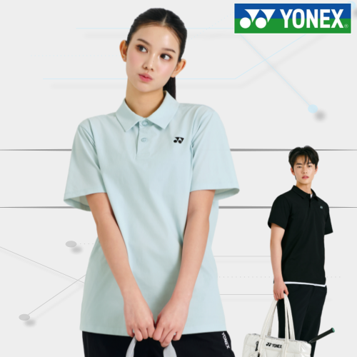 요넥스 배드민턴 카라 티셔츠 의류 배드민턴복 261TS070U 블랙