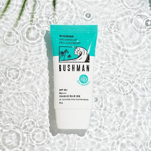 부쉬맨 워터프루프 프로 선크림 SPF50+ PA++++ 50ml, 2개