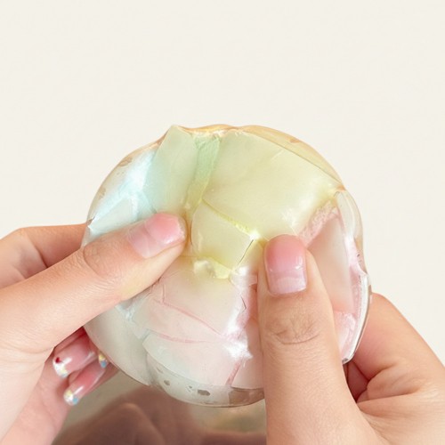 빌리네집 왁뿌볼 말랑이 솜사탕 왁스볼 왁스 뿌시기 스트레스볼 ASMR 크런치 왁뿌 와꾸볼 스퀴시