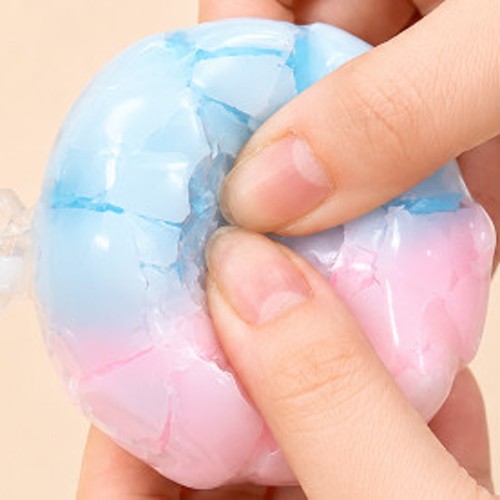 티키탭 와그작 뿌왁볼 솜사탕 왁뿌볼 말랑이 스퀴시 왁스볼 ASMR 스트레스볼 촉감놀이 5종