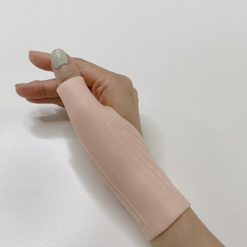 실리콘 손목보호대 방수 얇은 손목보호대 밴드 산모 아대 터널증후군 건초염 엄지 골프 헬스
