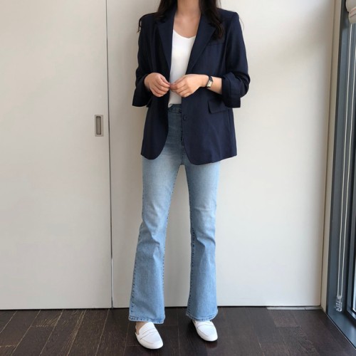 프리미엄 오버핏 여성 린넨 재킷 여자 여름자켓 아우터 간절기 우먼자켓 화이트 베이지