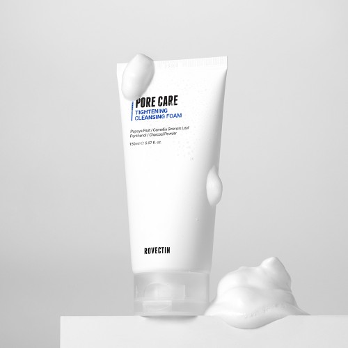 로벡틴 포어케어 모공 타이트닝 약산성 클렌징 폼 150ml / 피지 흡착 / 노폐물 제거