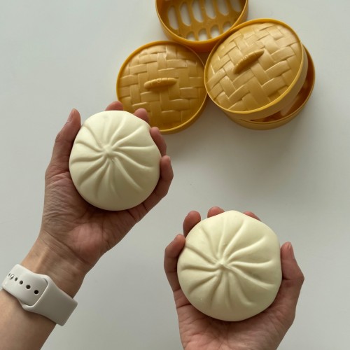 만두 주물럭 놀이 말랑이 스퀴시 스트레스 볼 [미니 모찌 촉감 만두볼 스트레스해소 인형]