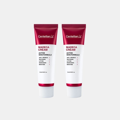 동국제약 센텔리안24 마데카크림 액티브 스킨 포뮬러 15ml x 2개/ 병풀크림 시카 테카(TECA) 주름개선 수분 보습 기미완화 안티에이징 탄력에 도움