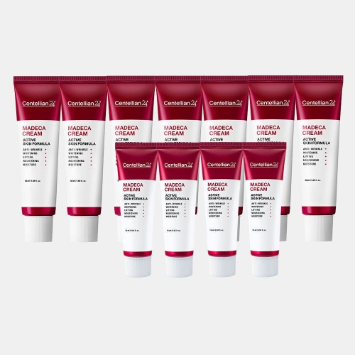 동국제약 센텔리안24 마데카크림 액티브 스킨 포뮬러 주름개선 보습 크림 50ml 7개+15ml 4개