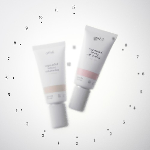아떼 비건 릴리프 톤업 선 에센스 50ml SPF50+ PA++++ (2colors)