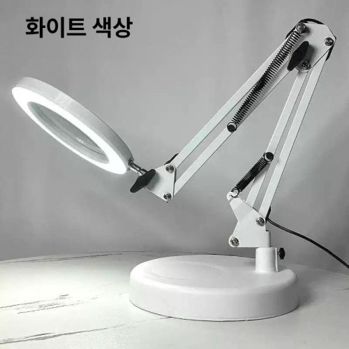 정밀작업 거치형 안경거치형 노안 루페 작업용 확대렌즈 독서기 검사용확대경