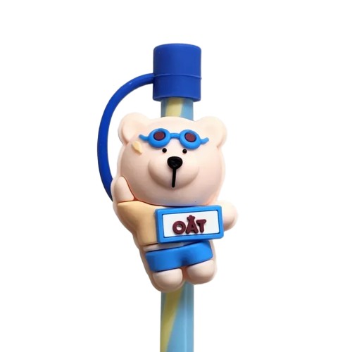 텀블러 빨대마개 스타벅스 실리콘 빨대 뚜껑 우산곰