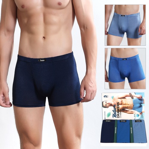 TRY 남자 팬티 드로즈 10매 세트 쿨 인견 메쉬 편한 사각 팬티 빅사이즈 남성 속옷